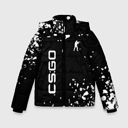 Куртка зимняя для мальчика Csgo стрелялки, цвет: 3D-черный