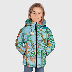 Куртка зимняя для мальчика Райский сад в стиле gucci, цвет: 3D-светло-серый — фото 2