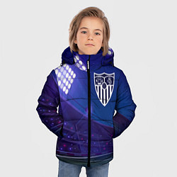 Куртка зимняя для мальчика Sevilla ночное поле, цвет: 3D-черный — фото 2