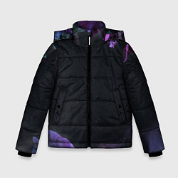 Зимняя куртка для мальчика Неоновые космические тропики