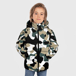 Куртка зимняя для мальчика Камуфляж Snow - Trees - Shrubs, цвет: 3D-светло-серый — фото 2