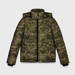 Зимняя куртка для мальчика Камуфляж AOR-1 мелкий