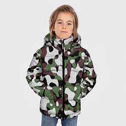 Куртка зимняя для мальчика Камуфляж Jieitai, цвет: 3D-светло-серый — фото 2