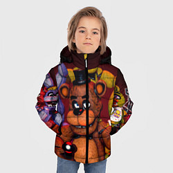 Куртка зимняя для мальчика Пять ночей Фредди, цвет: 3D-черный — фото 2