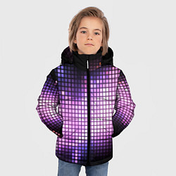 Куртка зимняя для мальчика Музыкальная визуализация, цвет: 3D-черный — фото 2