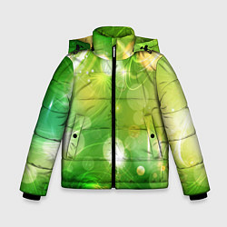 Куртка зимняя для мальчика Свет в отражении, цвет: 3D-черный