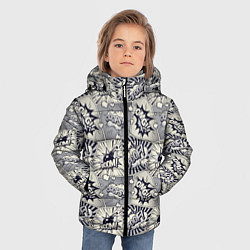 Куртка зимняя для мальчика Комикс надписи, цвет: 3D-светло-серый — фото 2