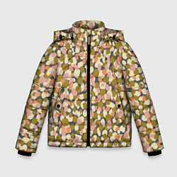 Зимняя куртка для мальчика Оливье салат, абстрактный паттерн
