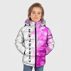 Куртка зимняя для мальчика Chrysler pro racing: по-вертикали, цвет: 3D-черный — фото 2