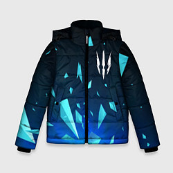 Куртка зимняя для мальчика The Witcher взрыв частиц, цвет: 3D-черный
