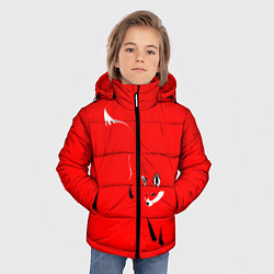 Куртка зимняя для мальчика Красная лиса, цвет: 3D-красный — фото 2