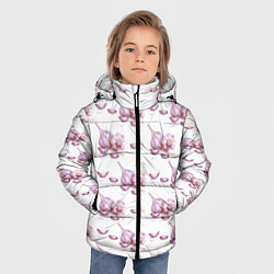Куртка зимняя для мальчика Чеснок с зубчиками - паттерн, цвет: 3D-черный — фото 2