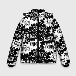 Куртка зимняя для мальчика Black friday, цвет: 3D-черный
