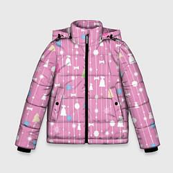 Зимняя куртка для мальчика Розовый новый год