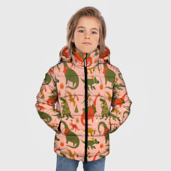 Куртка зимняя для мальчика Dinosaurs with gifts, цвет: 3D-светло-серый — фото 2