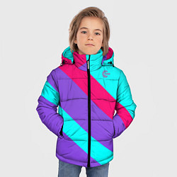 Куртка зимняя для мальчика Аля восьмидесятые FIRM, цвет: 3D-светло-серый — фото 2