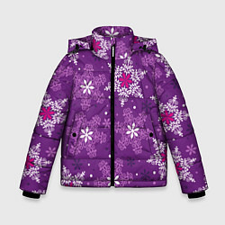 Куртка зимняя для мальчика Violet snow, цвет: 3D-светло-серый