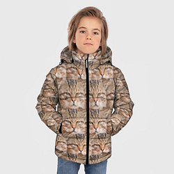 Куртка зимняя для мальчика Кот - Гипнокот, цвет: 3D-красный — фото 2