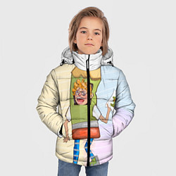 Куртка зимняя для мальчика Шелудивый карандаш, цвет: 3D-черный — фото 2