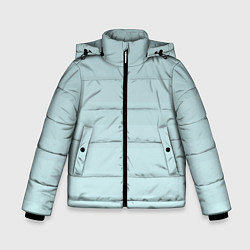 Куртка зимняя для мальчика Голубые горизонтальные полосы, градиент, цвет: 3D-светло-серый