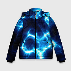 Зимняя куртка для мальчика Молния грозовая - электрические разряды