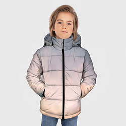 Куртка зимняя для мальчика Мистические облака среди гор, цвет: 3D-черный — фото 2
