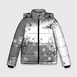 Куртка зимняя для мальчика Сноуборд серый, цвет: 3D-светло-серый