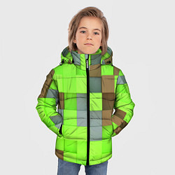 Куртка зимняя для мальчика Артем майнкрафт, цвет: 3D-черный — фото 2