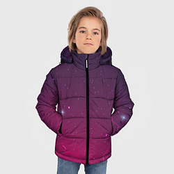 Куртка зимняя для мальчика Космическая аномалия, цвет: 3D-черный — фото 2