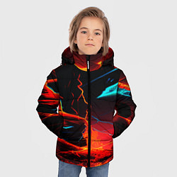 Куртка зимняя для мальчика Иное измерение, цвет: 3D-черный — фото 2