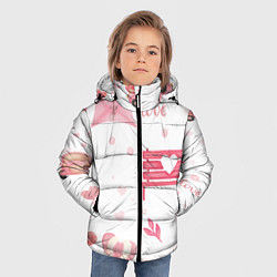 Куртка зимняя для мальчика Нежная любовь, цвет: 3D-красный — фото 2