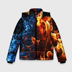 Зимняя куртка для мальчика Битва огней - два пламени