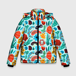 Зимняя куртка для мальчика Colorful patterns