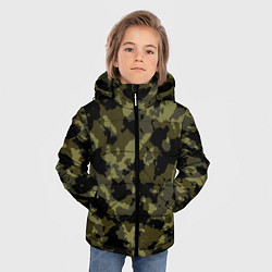 Куртка зимняя для мальчика Тропический камуфляж, цвет: 3D-красный — фото 2