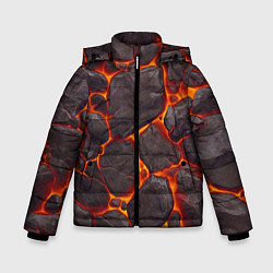 Зимняя куртка для мальчика Каменная лава