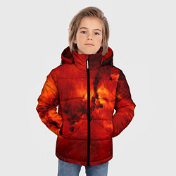 Куртка зимняя для мальчика Бесконечность не предел, цвет: 3D-светло-серый — фото 2