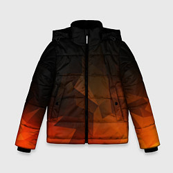 Зимняя куртка для мальчика Абстрактное пламя