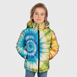 Куртка зимняя для мальчика Тай Дай: арт нейросети, цвет: 3D-черный — фото 2