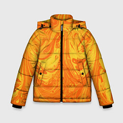 Зимняя куртка для мальчика Солнечный флюид арт