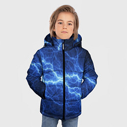 Куртка зимняя для мальчика Разряд электричества, цвет: 3D-светло-серый — фото 2