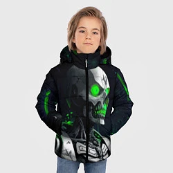 Куртка зимняя для мальчика Necron, цвет: 3D-черный — фото 2