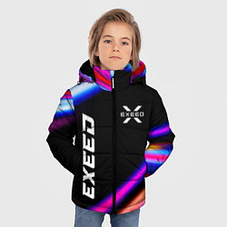 Куртка зимняя для мальчика Exeed speed lights, цвет: 3D-черный — фото 2