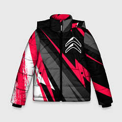 Куртка зимняя для мальчика Citroen fast lines, цвет: 3D-черный