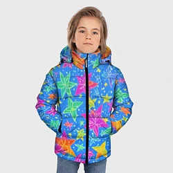 Куртка зимняя для мальчика Морские мотивы, цвет: 3D-светло-серый — фото 2