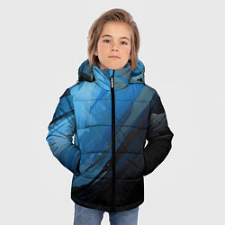 Куртка зимняя для мальчика Black blue style, цвет: 3D-светло-серый — фото 2