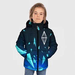 Куртка зимняя для мальчика The Sims взрыв частиц, цвет: 3D-черный — фото 2