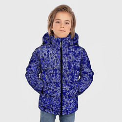 Куртка зимняя для мальчика Синий кислота, цвет: 3D-черный — фото 2