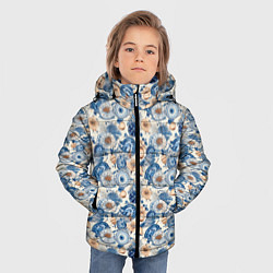 Куртка зимняя для мальчика Морской компас, цвет: 3D-черный — фото 2