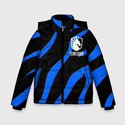 Куртка зимняя для мальчика Форма Team Liquid хаки, цвет: 3D-черный