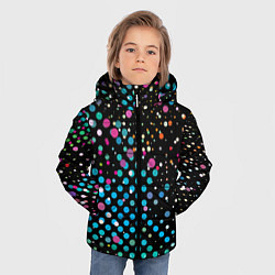 Куртка зимняя для мальчика Яркие брызги, цвет: 3D-светло-серый — фото 2